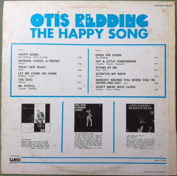 Master Release: The Happy Song by Otis Redding