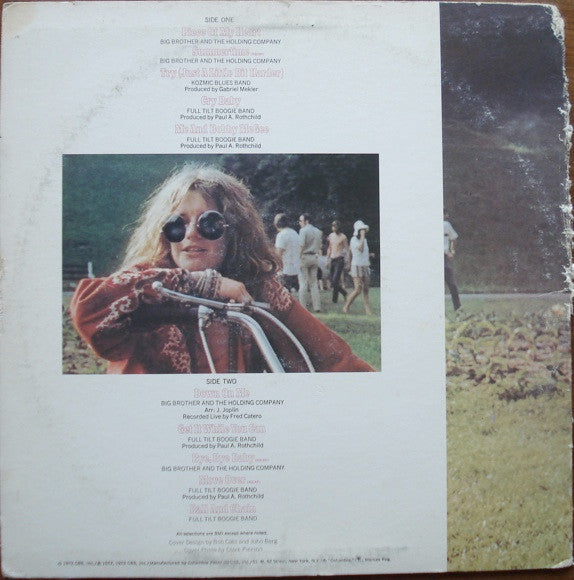 Release: Janis Joplin's Greatest Hits-Vinyl-US-None-PC 32168-554495