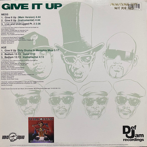 Master Release: Give It Up by Public Enemy