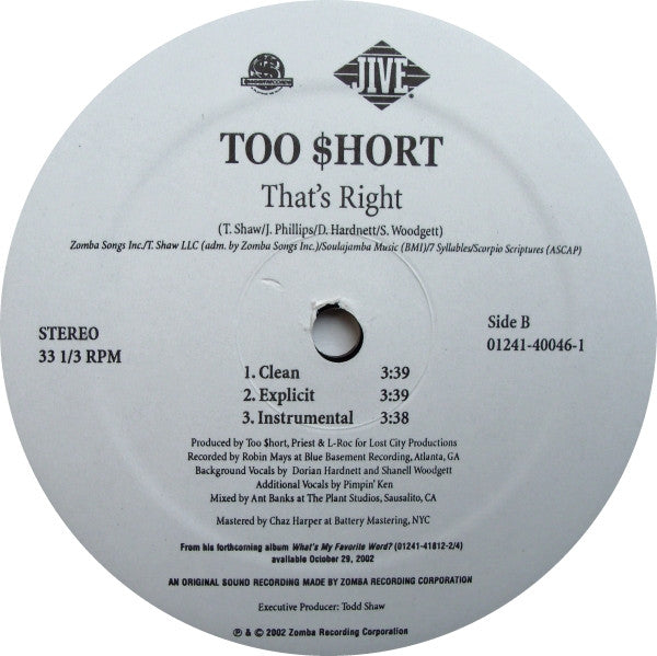 Quit Hatin' Pt. 1 / That’s Right