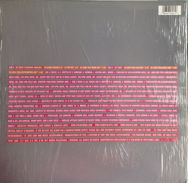 Release: Get Right-Vinyl-US-2005-49 71896-815780
