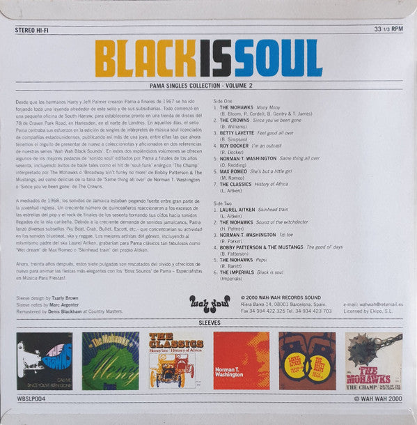 Master Release: Black Is Soul (Pama Singles Collection) Volume Two by Various