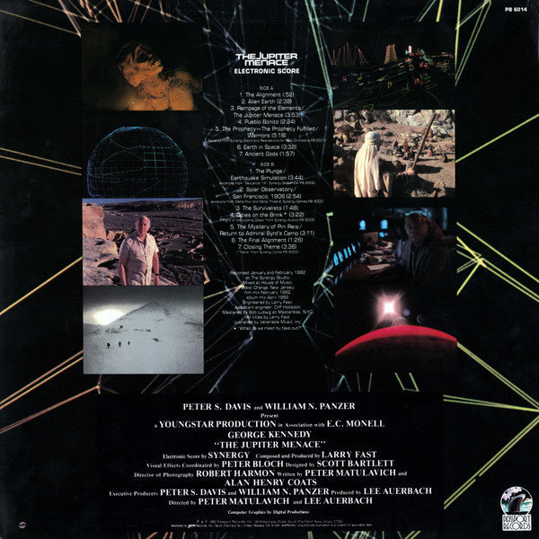 Release: The Jupiter Menace (Original Motion Picture Soundtrack)-Vinyl-US-1982-PB 6014-484057