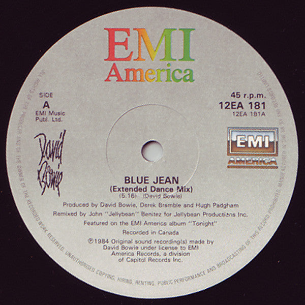 Blue Jean (Extended Dance Mix)