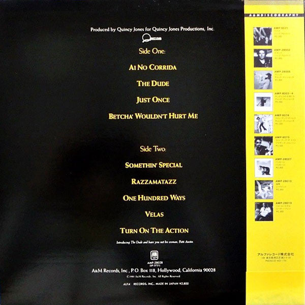 Release: The Dude-Vinyl-Japan-1981-AMP-28028-707028