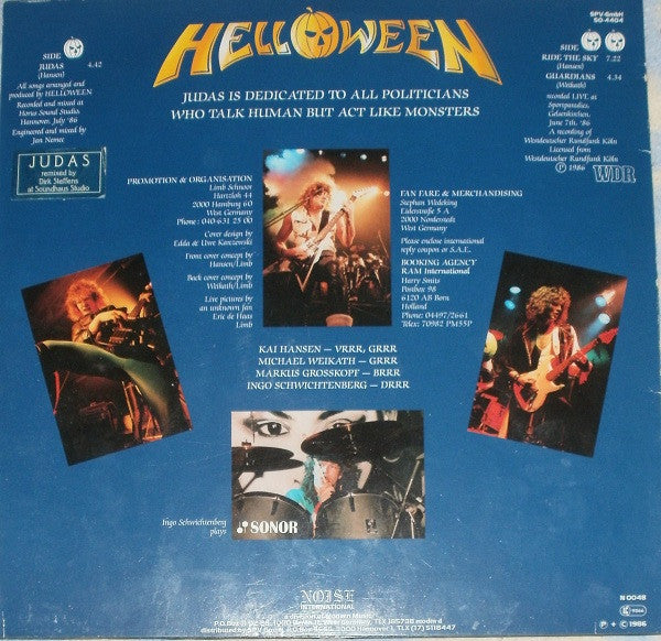 Release: Judas-Vinyl-Germany-1986-N 0048, N 0048-500175
