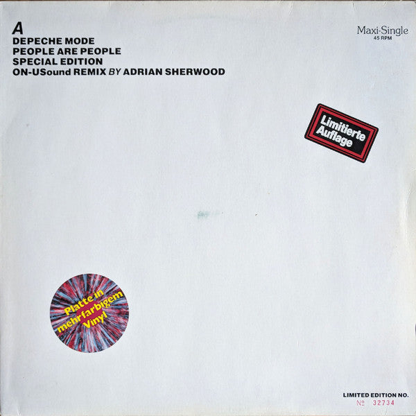 Release: People Are People-Vinyl-Germany-1984-INT 126.821, L12 BONG 5, L 12 BONG 5-202706