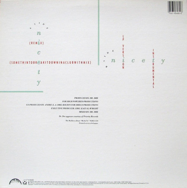 Release: Nicety-Vinyl-US-1990-0-96480, 0-96480-526479