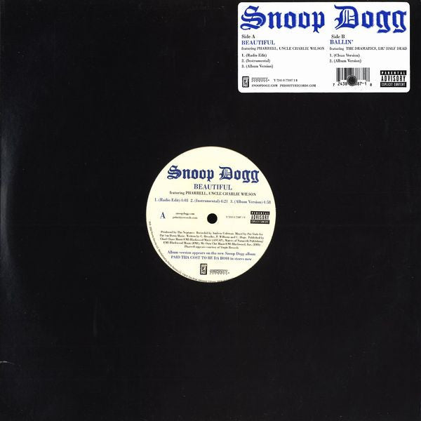 Master Release: Beautiful by Snoop Dogg