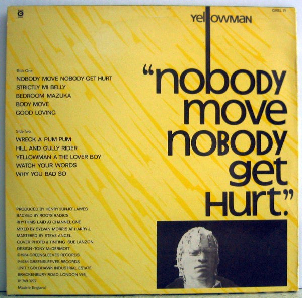 Release: Nobody Move-Vinyl-UK-1984-GREL 71-632949
