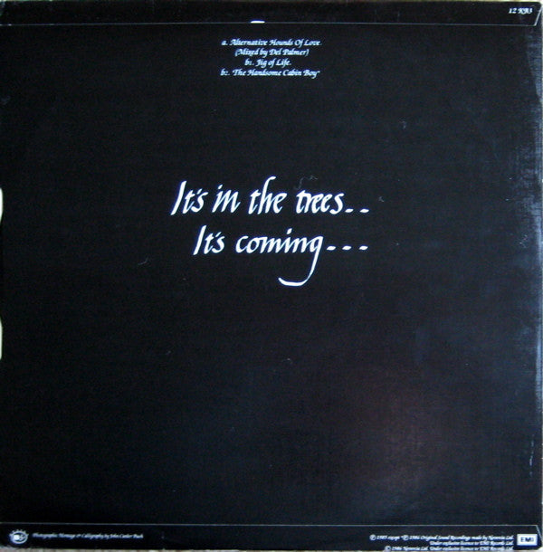 Release: Hounds Of Love-Vinyl-UK-1986-12 KB3, 12KB 3-539592
