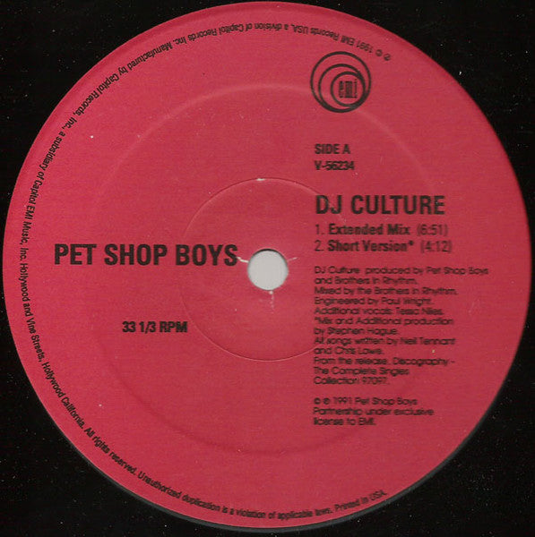 DJ Culture / Music For Boys