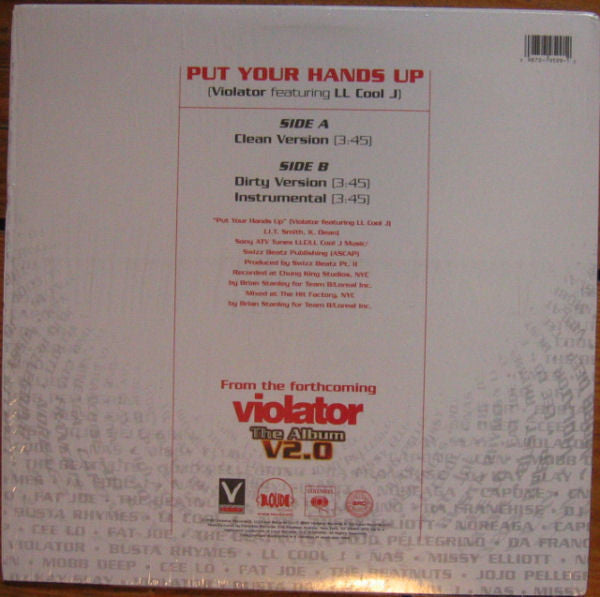 Release: Put Your Hands Up-Vinyl-US-2001-44 79599, 44 79599, 44 79599, 44 79599-981128