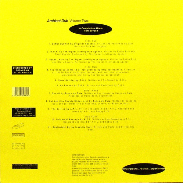 Ambient Dub Volume 2. Earthjuice.