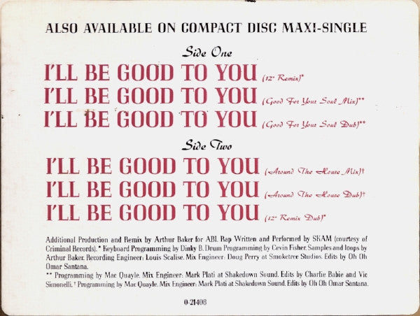 I'll Be Good To You
