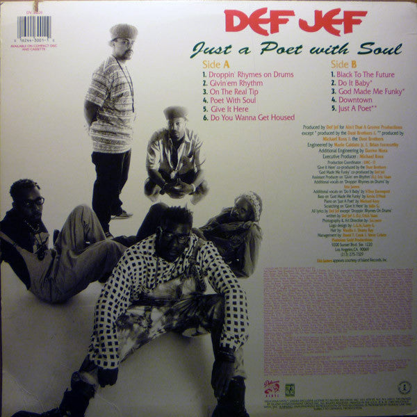 Release: Just A Poet With Soul-Vinyl-US-1989-DV 3001-315899