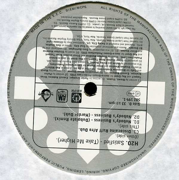 Satisfied (Take Me Higher) (Original / Eric Kupper / Discocaine / Soul City Mixes)