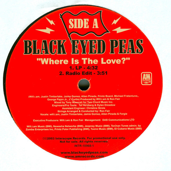 Master Release: Where Is The Love? by Black Eyed Peas