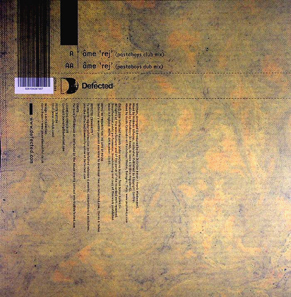 Release: Rej EP-Vinyl-UK-2006-DFTD138R-792388