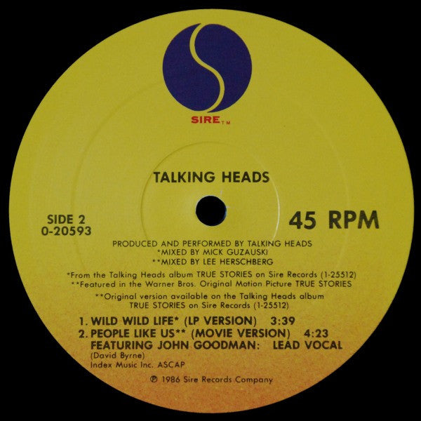Master Release: Wild Wild Life by Talking Heads