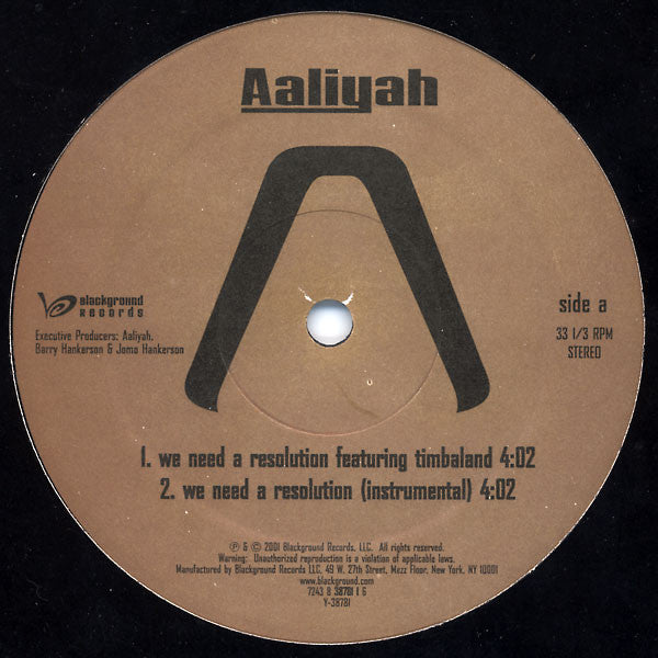 We Need A Resolution