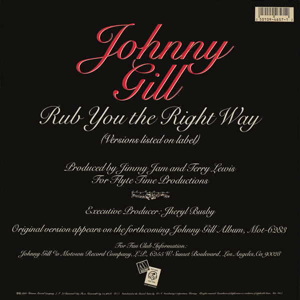 Master Release: Rub You The Right Way by Johnny Gill