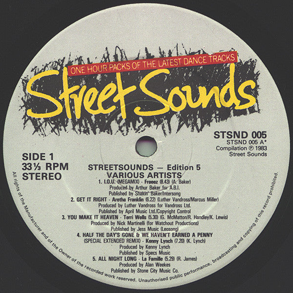 Street Sounds Edition 5