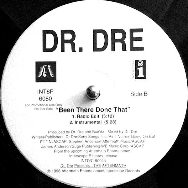 Master Release: Been There Done That by Dr. Dre