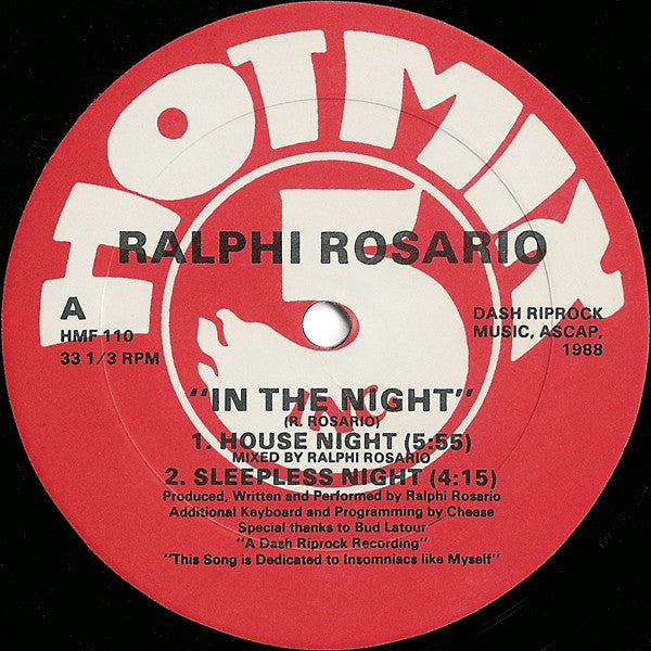 Master Release: In The Night by Ralphi Rosario