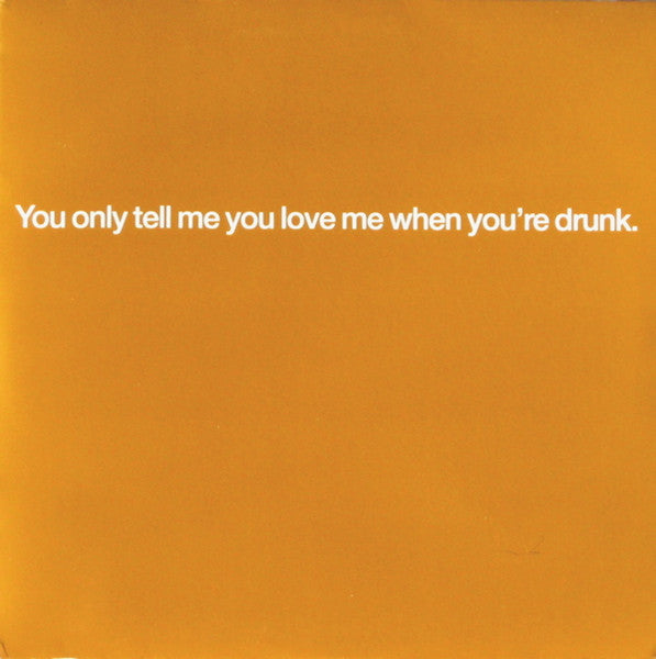 Master Release: You Only Tell Me You Love Me When You're Drunk by Pet Shop Boys