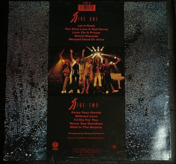 Release: Slippery When Wet-Vinyl-UK-1986-VERH 38, 830 264-1-371857