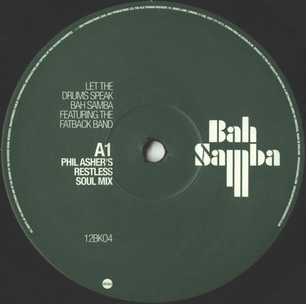 Release: Let The Drums Speak-Vinyl-UK-2005-12BK04-560527