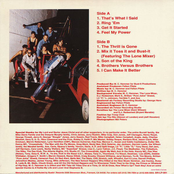 Master Release: Feel My Power by MC Hammer