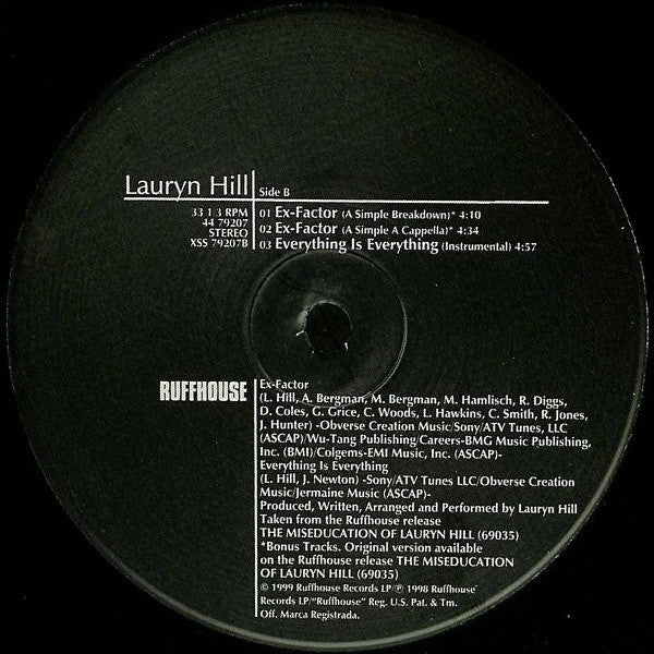 Release: Everything Is Everything-Vinyl-US-1999-44 79207-423281