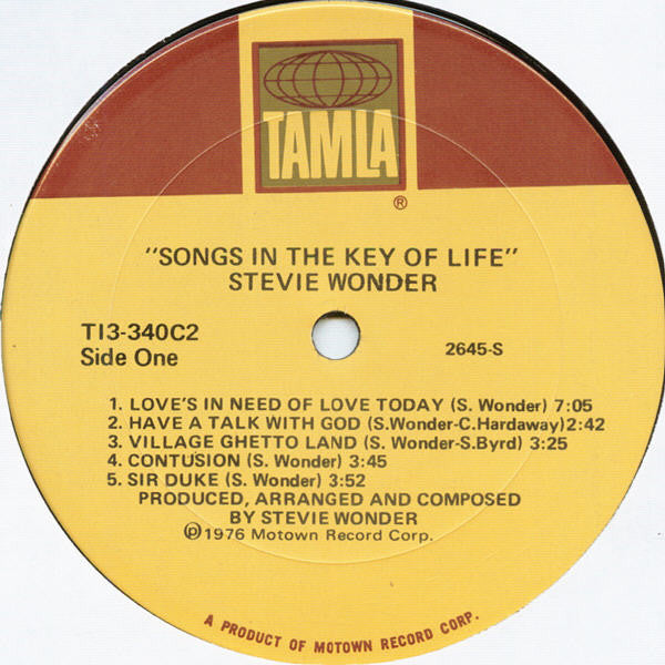 Songs In The Key Of Life