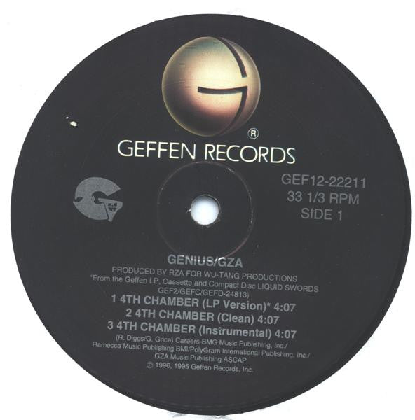 Release: Shadowboxin' / 4th Chamber-Vinyl-US-1996-GEF12-22211-135350