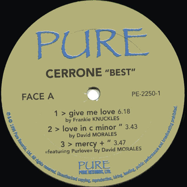 Master Release: Best by Cerrone