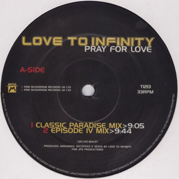 Master Release: Pray For Love by Love To Infinity