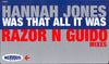 Hannah Jones - Was That All It Was (Razor N Guido Mixes) (12