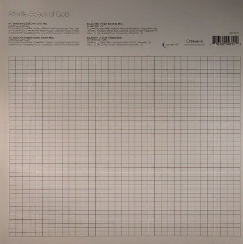 Release: Speck Of Gold-Vinyl-UK-2005-BARDT01-568254