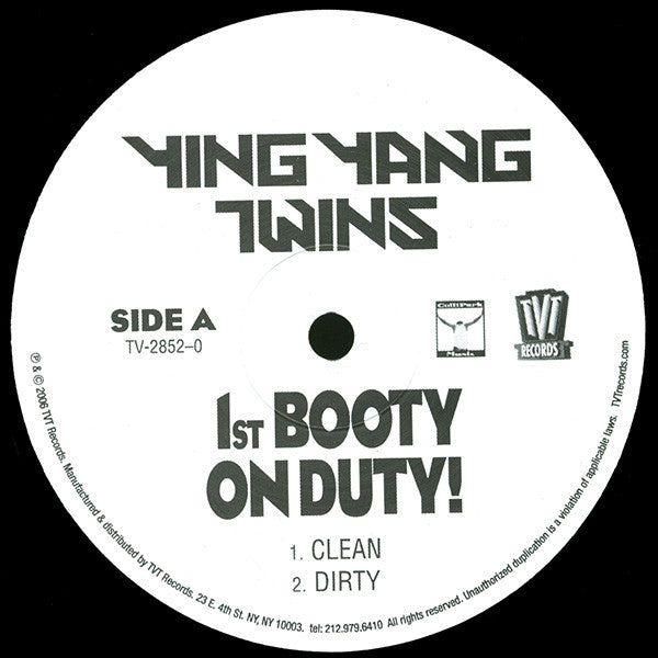 Master Release: 1st Booty On Duty! by Ying Yang Twins