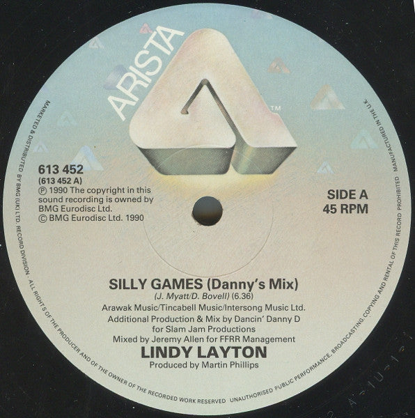 Release: Silly Games-Vinyl-UK & Europe-1990-613 452-247439