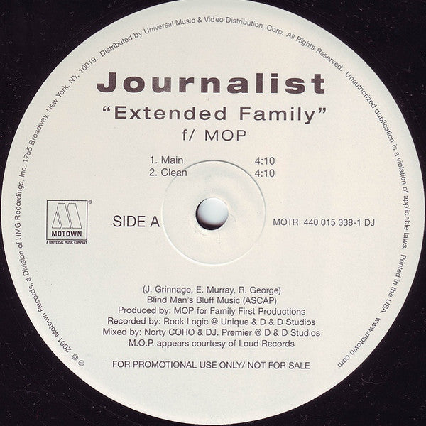 Release: Extended Family-Vinyl-US-2001-MOTR 440 015 338-1 DJ, 440 015 338-1-482668