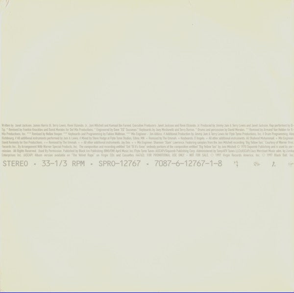 Release: Got 'Til It's Gone-Vinyl-US-1997-SPRO-12767, 7087-6-12767-1-8-725350