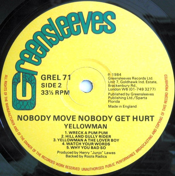 Nobody Move Nobody Get Hurt