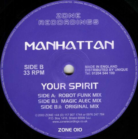 Master Release: Your Spirit by Manhattan