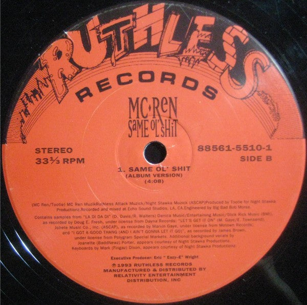 Master Release: Same Ol' Shit by MC Ren