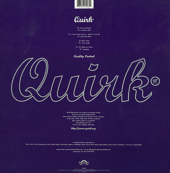 Release: Quality Control-Vinyl-UK-1999-Mplp 26, Mplp26-429283