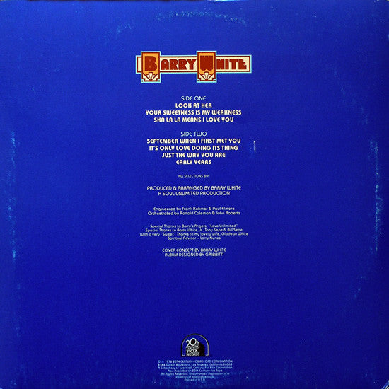 Master Release: Barry White The Man by Barry White