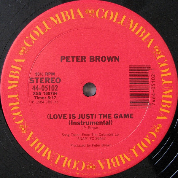 Release: (Love Is Just) The Game-Vinyl-US-1984-44-05102-207611